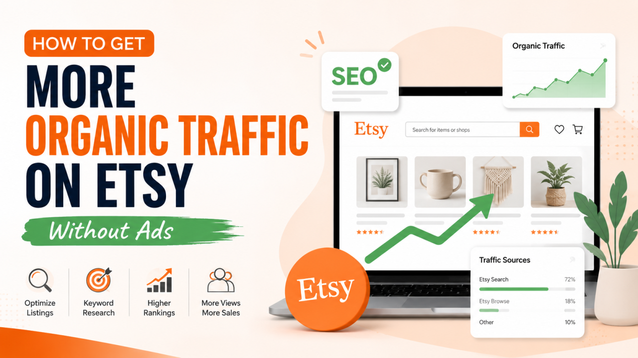 How to Get More Organic Traffic on Etsy Without Ads