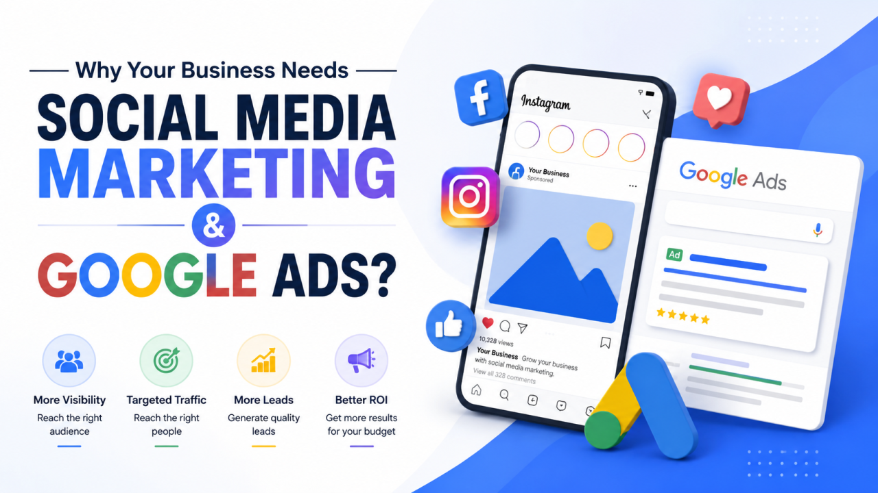 Why Your Business Needs Social Media Marketing & Google Ads